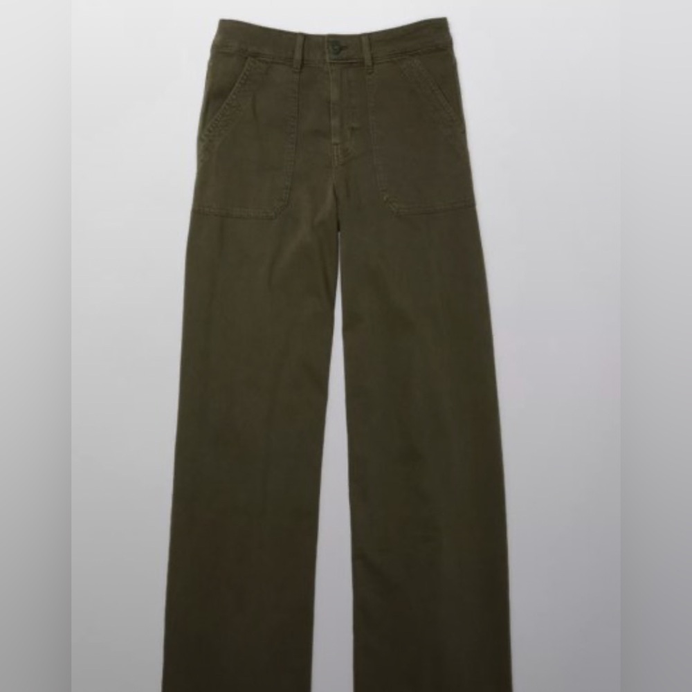 American Eagle Baggy Jeans Green Size 2